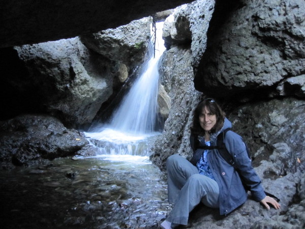 Sherry Rendel at the Grotto